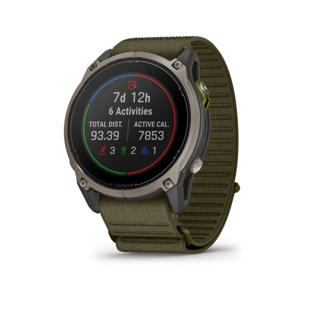 Garmin Enduro 4 51mm Sportsklokke 1,4" Skjerm, Titan, Lang batteritid 