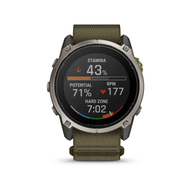 Garmin Enduro 4 51mm Sportsklokke 1,4" Skjerm, Titan, Lang batteritid 