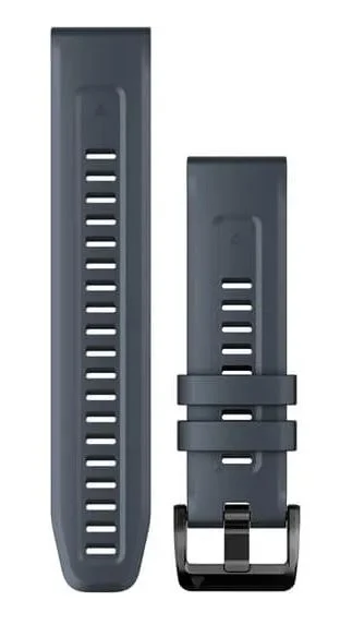Garmin QuickFit 26 Silikon Klokkereim Granittblå 
