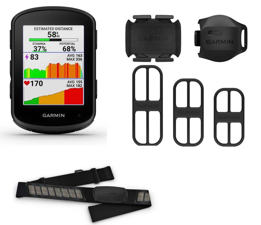 Garmin Edge 840 Computer Bundle, Touch, 42 timer batteri, 80 g