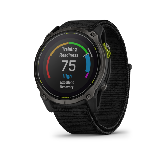 Garmin Enduro 3 GPS Sportsklokke Carbon Grey DLC Ti/Black Sport Band 