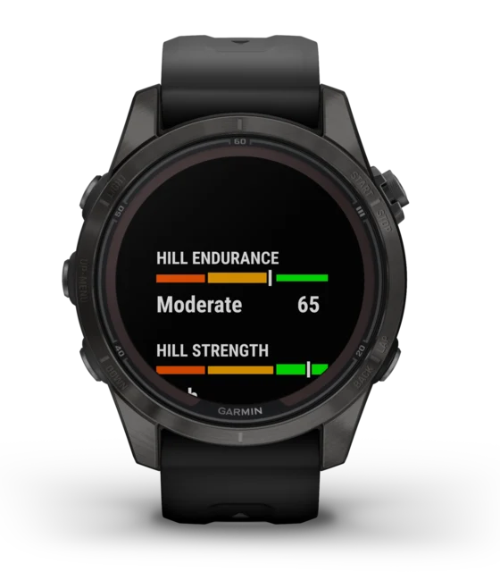Garmin Fenix 7S Pro Sapphire Solar 42 mm, Carbon Gray, Smartklokke 