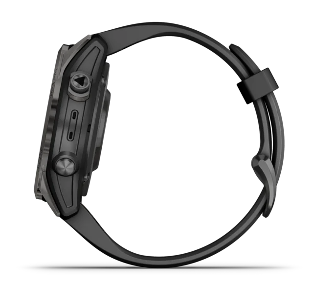 Garmin Fenix 7S Pro Sapphire Solar 42 mm, Carbon Gray, Smartklokke 