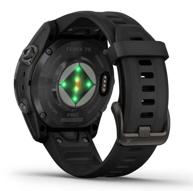 Garmin Fenix 7S Pro Sapphire Solar 42 mm, Carbon Gray, Smartklokke 