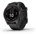 Garmin Fenix 7S Pro Sapphire Solar 42 mm, Carbon Gray, Smartklokke