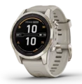Garmin Fenix 7S Pro Sapphire Solar 42 mm, Soft Gold, Smartklokke