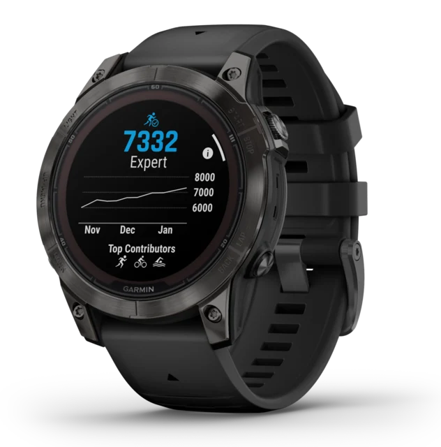 Garmin Fenix 7 Pro Sapphire Solar 47 mm, Carbon Gray, Smartklokke 