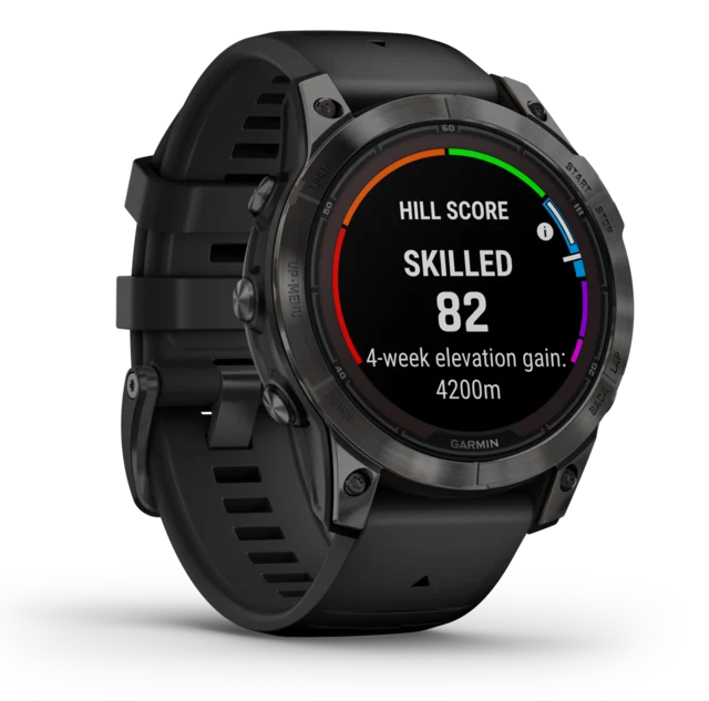 Garmin Fenix 7 Pro Sapphire Solar 47 mm, Carbon Gray, Smartklokke 