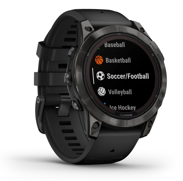 Garmin Fenix 7 Pro Sapphire Solar 47 mm, Carbon Gray, Smartklokke 