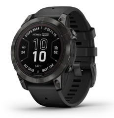 Garmin Fenix 7 Pro Sapphire Solar 47 mm, Carbon Gray, Smartklokke