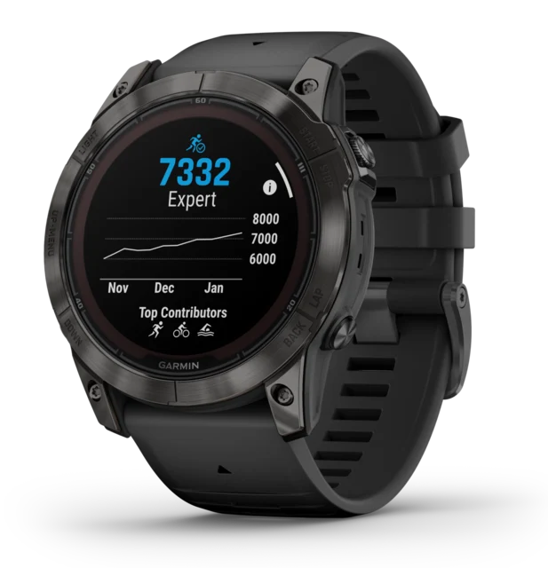 Garmin Fenix 7X Pro Sapphire Solar 51 mm, Carbon Gray, Smartklokke 