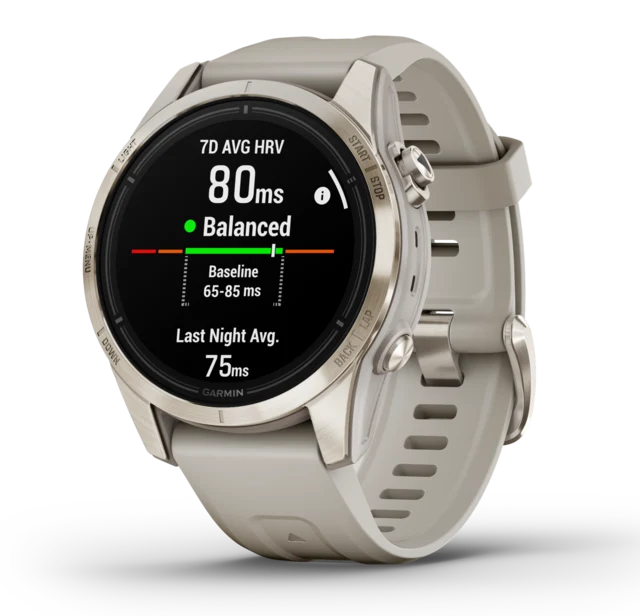 Garmin Epix Pro Gen 2 Sapphire 42 mm, Soft Gold, Amoled, Smartklokke 