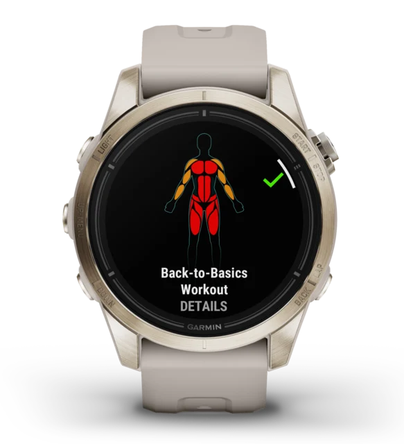 Garmin Epix Pro Gen 2 Sapphire 42 mm, Soft Gold, Amoled, Smartklokke 