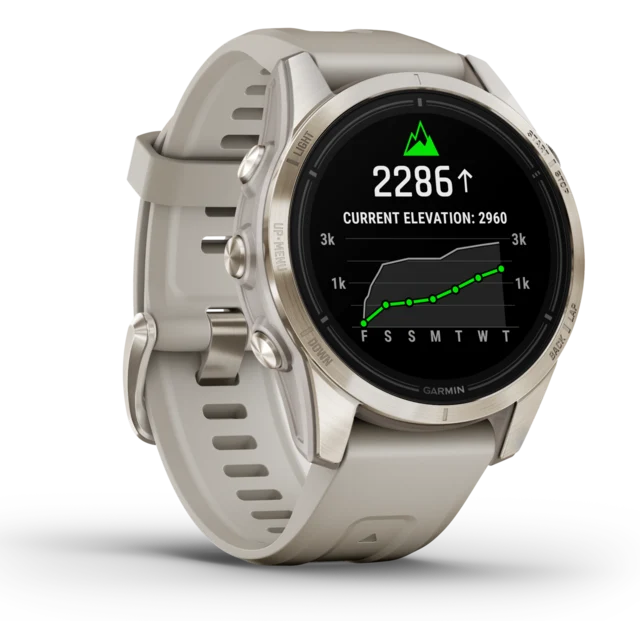 Garmin Epix Pro Gen 2 Sapphire 42 mm, Soft Gold, Amoled, Smartklokke 