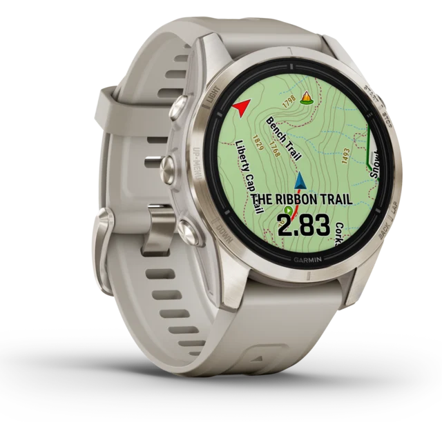 Garmin Epix Pro Gen 2 Sapphire 42 mm, Soft Gold, Amoled, Smartklokke 