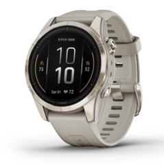 Garmin Epix Pro Gen 2 Sapphire 42 mm, Soft Gold, Amoled, Smartklokke