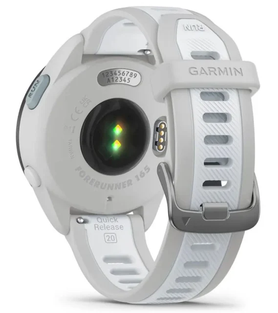 Garmin Forerunner 165 Music Klokke Tåkegrå/Whitestone 