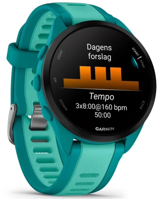 Garmin Forerunner 165 Music Klokke Turkis/Aqua 