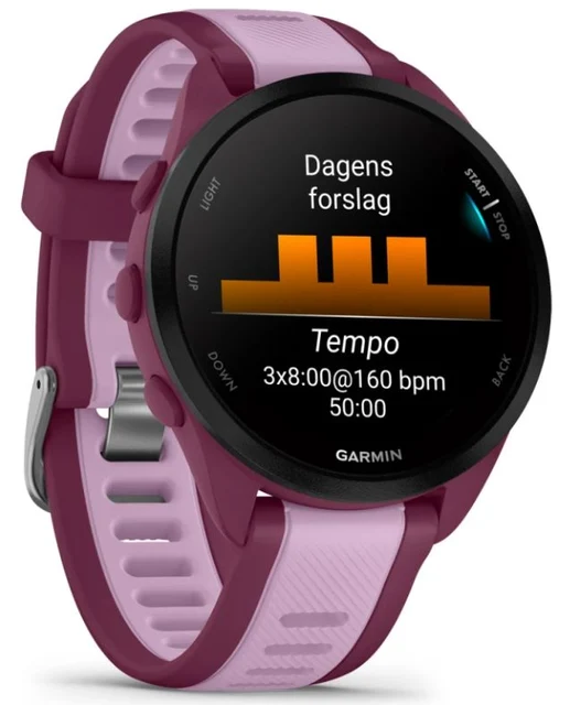 Garmin Forerunner 165 Music Klokke Bærfarget/lilla 