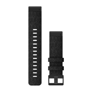 Garmin QuickFit 22 Nylon Klockarmband Svart, Nylon