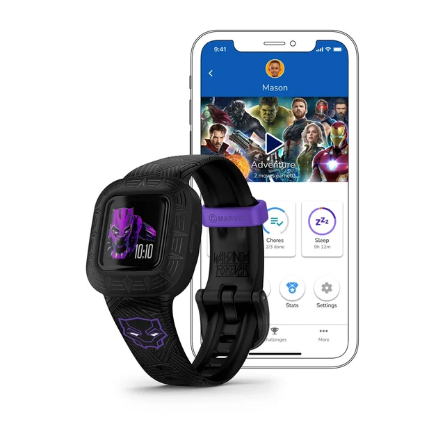 Garmin vívofit® jr. 3 Aktivitetsmätare Marvel Black Panther Special Edition 