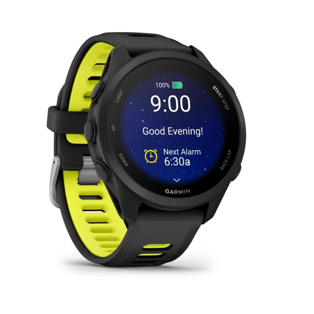 Garmin Forerunner 170 GPS Klokke Black/Amp Yellow 