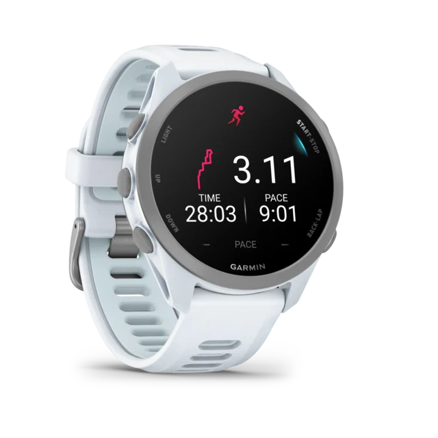 Garmin Forerunner 170 GPS Klokke Whitestone/Cloud Blue 