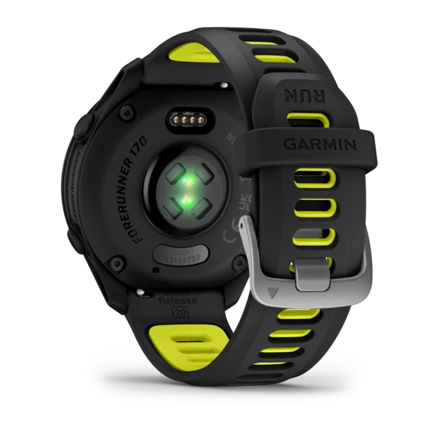 Garmin Forerunner 170 Music GPS Klokke Black/Amp Yellow 