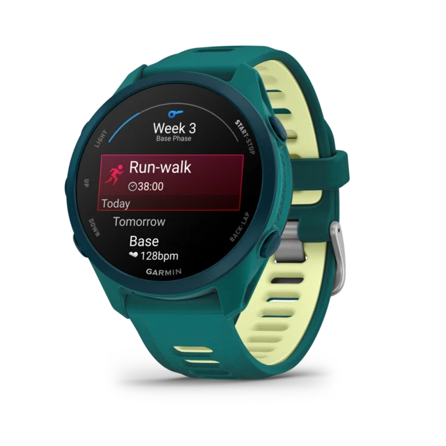 Garmin Forerunner 170 Music GPS Klokke Teal Green/Citron 