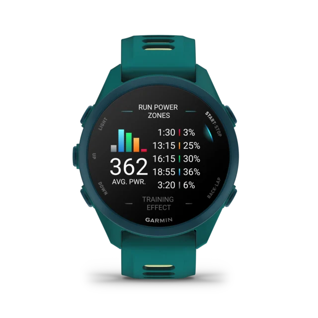 Garmin Forerunner 170 Music GPS Klokke Teal Green/Citron 
