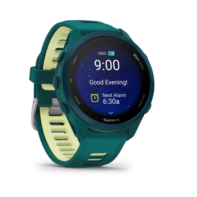 Garmin Forerunner 170 Music GPS Klokke Teal Green/Citron 