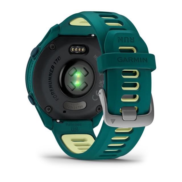 Garmin Forerunner 170 Music GPS Klokke Teal Green/Citron 