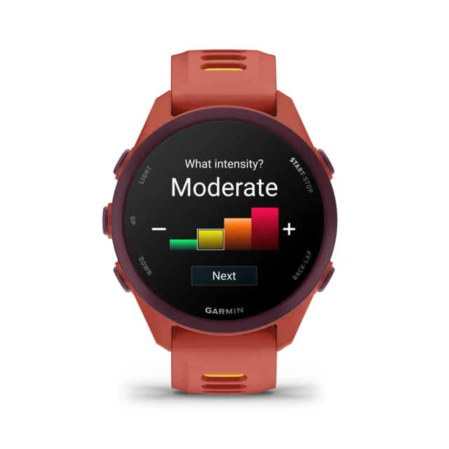 Garmin Forerunner 170 Music GPS Klokke Red Pink/Mango 