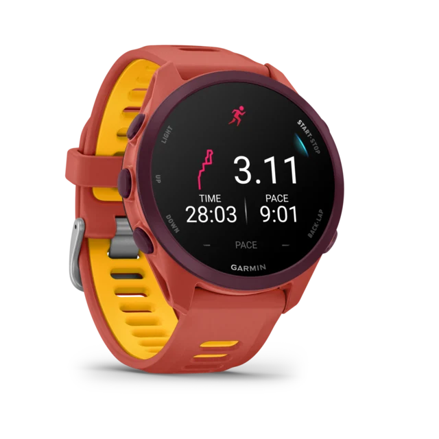 Garmin Forerunner 170 Music GPS Klokke Red Pink/Mango 