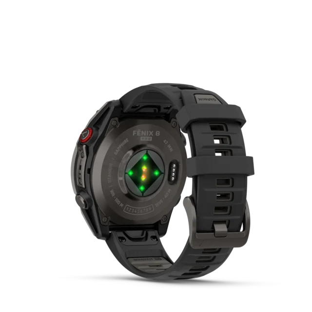 Garmin Fenix 8 PRO 47mm LTE GPS Klokke Sapphire, Karbongrå DLC-titan 