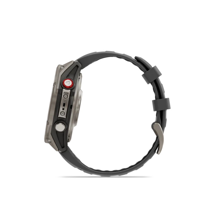 Garmin Fenix 8 PRO 47mm LTE GPS Klokke Sapphire, titan med grafittfarget/svart 