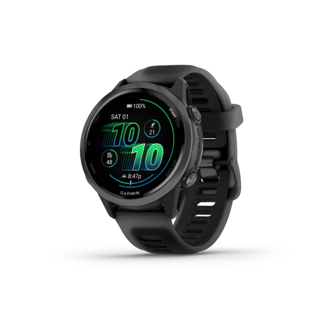 Garmin Forerunner 570 42mm GPS Klokke Sort 