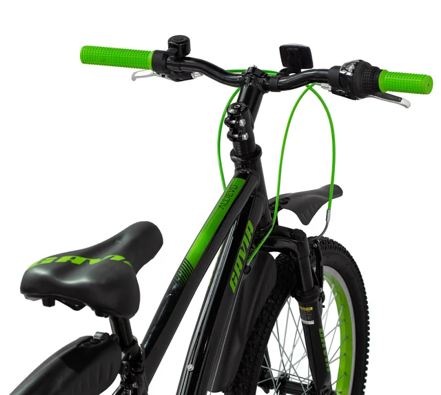 Gavia ALLIEVO 20'' Barnesykkel Sort/Grønn Fra 6-8 år, Mye for pengene 