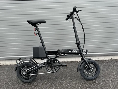Ebility Kompakt Foldbar Elsykkel 12&quot; hjul, 180Wh batteri, 250W, 25km/t