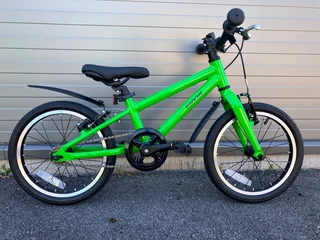 Gavia Ultimate Light 16&#39; Barncykel Gr&#246;n, L&#228;tt alu-ram, 4-6 &#229;r, 7,2 Kg