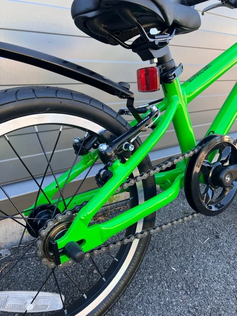 Gavia Ultimate Light 16'' Barnesykkel Grønn, Superlett aluramme, 4-6 år, 7,2Kg 