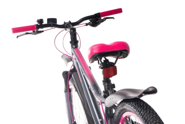 Gavia ALLIEVO 24'' Barnesykkel Grå/Rosa, Fra 9-12 år, Mye for pengene 
