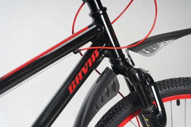 Gavia ALLIEVO 24'' Barnesykkel Sort/Rød, Fra 9-12 år, Mye for pengene 