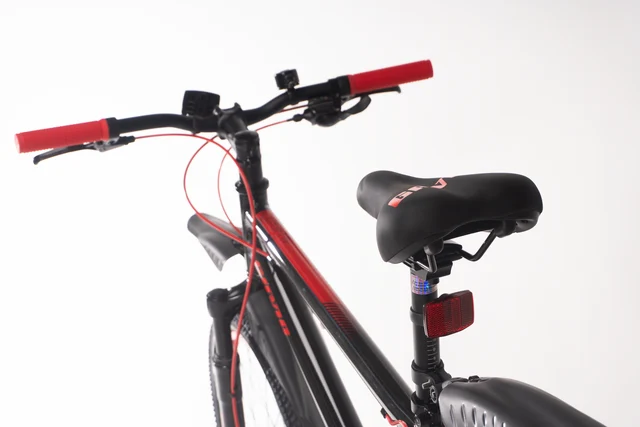 Gavia ALLIEVO 24'' Barnesykkel Sort/Rød, Fra 9-12 år, Mye for pengene 