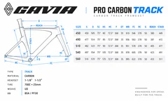 Gavia Pro Carbon Bane Rammesett UD Karbon, BSA 68mm, 1-1/8" – 1-1/2"