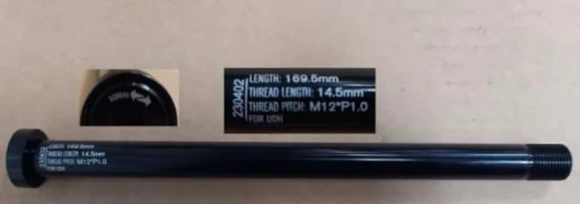 Giant Thru-Axle 12x148 Boost Bakaksling bak 12×148 mm Boost, 169,5 mm, M12×1,0 