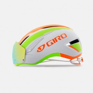 Giro Air Attack Shield Hjelm Hvit/Lime, Svært aerodynamisk!