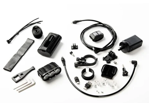 Gloworm XS Adventure 2800 Frontlykt 2800 L, remote, OLED 5000mAh, 311g