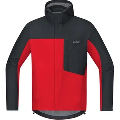 Gore C3 GoreTex Paclite Hooded Jacka R&#246;d/Svart, Str. S