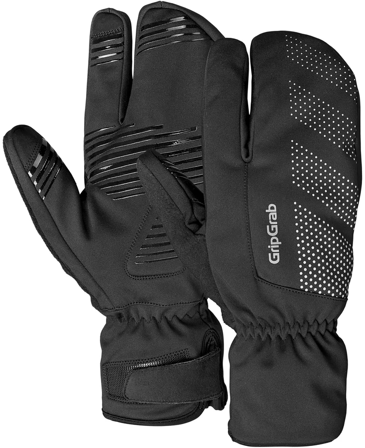 GripGrab Ride Deep Winter Lobster Hanske Gul, Str. XL - Bikeshop.no